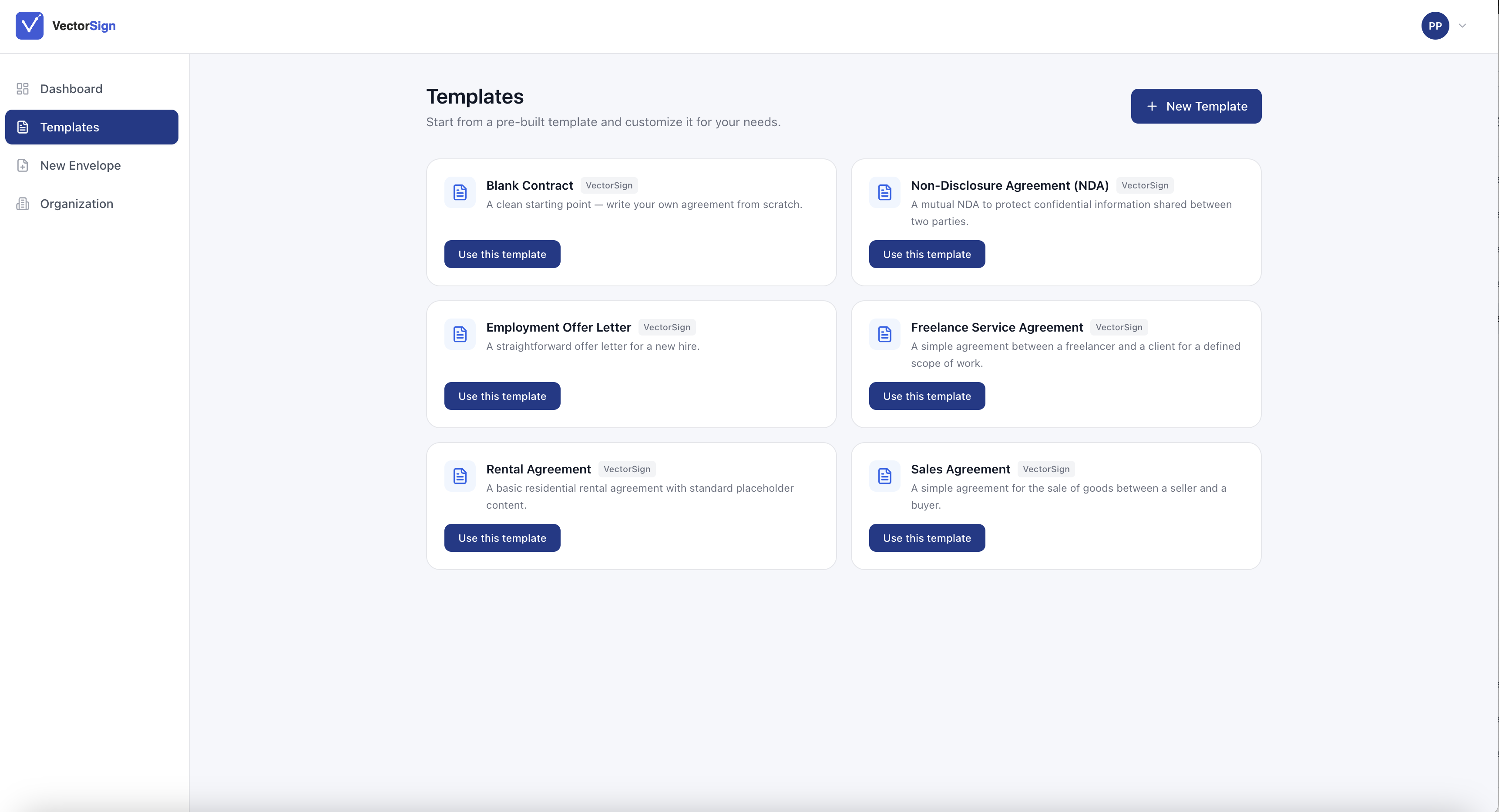Sample product screenshot